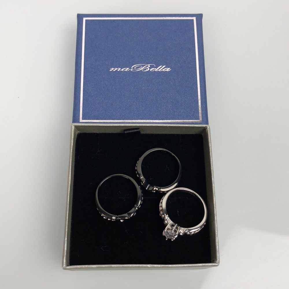 Ma Bella Wedding Ring Set